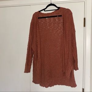 American Eagle burnt orange cardigan
